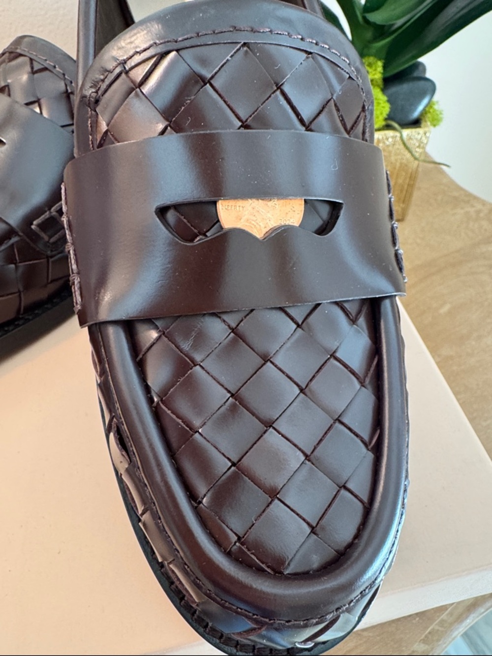 NIB Loeffler Randall Woven Loafers - Picture 5 of 6
